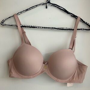 Women’s Nude T-Shirt Bra - Seamless Padded Underwire